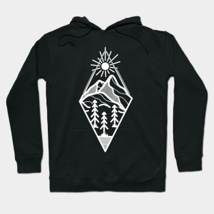 Diamond Escape - White Hoodie